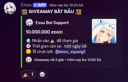 Giveaway